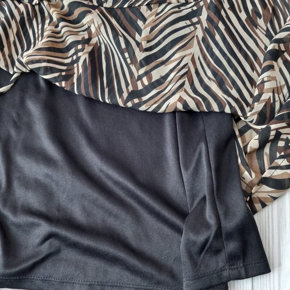 I.N. Studio Wildlife Print Blouse View 5